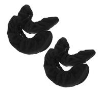 SOPOTUTU 2Pcs Ice Skate Blade Guards Protective Covers for Hockey and Figure Skates, Black L Size, Soft Stretchable Skating Shoe Covers for and Adults