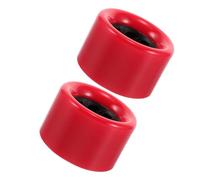 SOPOTUTU 2pcs Indoor Roller Skate Wheels PU Quad Skate Replacement Shock Absorbing Accessories for Street Party Use
