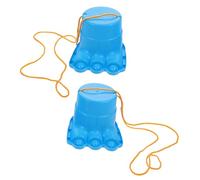 SOPOTUTU 2Pcs Jumping Stilts Outdoor Training Plaything for Sensory Exercise Game Props with Stable Support for Teamwork Fun