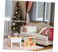 SOPOTUTU 2pcs Miniature Candy Dollhouse Ornaments Christmas Decoration Accessories for Crafts Portable Festive Sweet Simulation for Home Party Gift Exchanges
