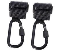 SOPOTUTU 2Pcs Non-Slip Stroller Hooks for Nursery Bags and Shopping Pushchair Clips Lightweight Alloy Sturdy Carriage Hook Set