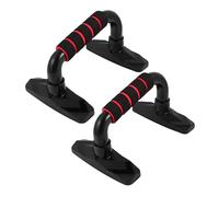 SOPOTUTU 2pcs Portable Push-up Stand with Ergonomic Hand Grips for Home Fitness Strength Training Construction Multi-point Gravity Design for Arm Safety in Red for Men and Women