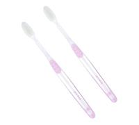SOPOTUTU 2pcs Pregnant Women Soft Bristle Toothbrushes Gentle Oral Cleaning for Sensitive Gums Maternal Dental Care Portable Lightweight for Pregnancy and Postpartum Use