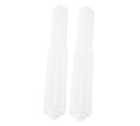 SOPOTUTU 2Pcs Retractable Toilet Paper Holder Rollers with Spring Loaded Tissue Box Shaft for Bathroom and Hotel Paper Holder Replacement Resistant White Core