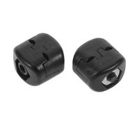 SOPOTUTU 2pcs Reusable Plastic Bow Riser Clamp with Fastener Clip for Arrow Rest Installation Bowstring Buckles for Compound and Traditional Bows Secure Stability and Easy Setup for Target