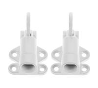 SOPOTUTU 2PCS Self-Closing Spring Barrel Slide Door Locks for Attic Hatch Gate Window Cabinet Aluminum Alloy Automatic Latches with Wear-Resistant Finish Lightweight Security Bolt for Home