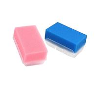 SOPOTUTU 2Pcs Sensory Massage Brush Soft Sponge for Early Education Tactile Stimulation Bath Tool Suitable for Newborns Random Color