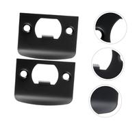 SOPOTUTU 2pcs Stainless Steel Deadbolt Strike Plates Door Kick Plate Front Door Reinforcement Kit Easy Installation Home Security