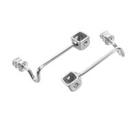 SOPOTUTU 2pcs Stainless Steel Eyeglasses Nose Pad Holders Screw-type Square Head Nose Bridge Arms for Secure Fit Glasses Replacement for Daily Wear and Outdoor Sports