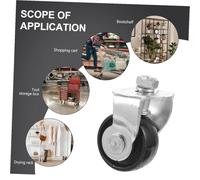 SOPOTUTU 2pcs Swivel Front Floor Jack Caster Wheels Capacity Cast Iron Replacement Parts for Hydraulic Trolley Jack Compatible with Various Models Easy Install Maneuverable