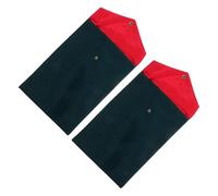 SOPOTUTU 2pcs Tibetan Style Scripture Storage Bag Large Velvet Bible Holder Pouch Dark Green Protective Case for Church Worship and Travel