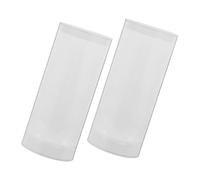 SOPOTUTU 2pcs Transparent Plastic Shuttlecock Storage Tubes for Badminton Outdoor Use Clear Containers for Damage Protection and Easy Shuttlecock Access Portable Sports Organizer