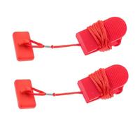SOPOTUTU 2pcs Treadmill Safety Key Magnetic Emergency Stop Switch for Running Machines Replacement with Firm Cable Attachment Control and Accident Prevention Accessory