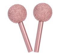 SOPOTUTU 2Pcs Tungsten Steel Alloy Pneumatic Tire Buffer Wheel for Car Vehicle Heavy Duty Abrasive Tire Grinder Head Replacement Suitable for