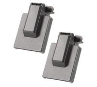 SOPOTUTU 2pcs Ultra-Thin Hydraulic Hinge Inset Cabinet Door Hinges Half Overlay Cabinet Soft Close Door Soft Close Corner Bifold Grey