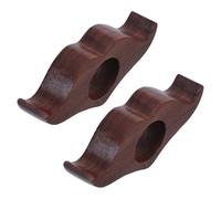 SOPOTUTU 2pcs Walnut Beard Bookmark Wood Thumb Page Holder Portable Book Accessories for Reading Lovers for Novels Study Travel Retro Design to Keep Book Open