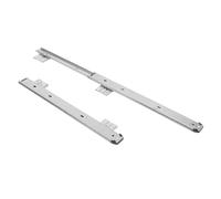 SOPOTUTU 2pcs White Keyboard Tray Ball Bearing Slides 35mm Wide 350mm Long Under Desk Quiet Slide Rails for Office Computer Desk Furniture Hardware