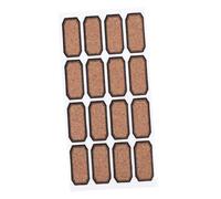 SOPOTUTU 2pcs Wooden Label Stickers Self-Adhesive Name Tags for Tagging and Storage Non-Tear Blank Adhesive Stickers for Bottles and Home Organization