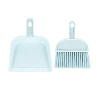 SOPOTUTU 2sets Mini Dustpan Broom for Cleaning Hamster Cage Pet Cleaning Tool Supplies Soft Indoor Broom for Small Animals