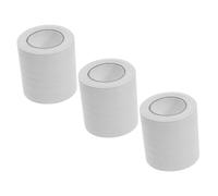 SOPOTUTU 3 Rolls Self-Adhesive Flexible Skirting Board Molding Trim Each White Wood Grain Peel and Stick Wall Decals for Bedroom Balcony Entrance Corridor Decoration
