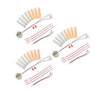 SOPOTUTU 3 Sets Creative Fruit Battery Science Kit for Students Metal DIY Energy Experiment Educational Science Project for Hands Learning and Imagination Development