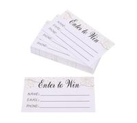 SOPOTUTU 300pcs Blank Raffle Ticket Cards for Events Party Supply Voting Ballot Cards Easy to Use Participant Name Collection for Fundraisers and Prize Giveaways