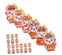 SOPOTUTU 30pcs Chinese Year Red Envelopes Mixed Style Spring Festival Money Pouches Packets for Lunar Year Blessings and Prosperity Celebration