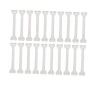 SOPOTUTU 30pcs Halloween Plastic Fake Human Bones Props Lightweight Simulated Bone Decor for Haunted House Caveman Costume Party Decorations