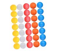 SOPOTUTU 30pcs Non-porous Indoor Practice Balls for Safe Swing Training Lightweight Golf Training Aids Bright Multi-color for Home and Indoor Use