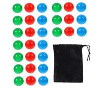 SOPOTUTU 30pcs Solid Colorful Teaching for Probability Learning Plastic Educational Smooth Surface and Play Random Color