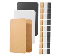 SOPOTUTU 30Pcs Vintage Style Folding Blank Paper Cards DIY Greeting Cards for Parties and Festivals Kraft White Black Paper Compact Lightweight Design