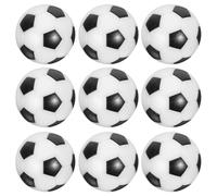 SOPOTUTU 31mm Resin Mini Foosball Balls Black and White, 12pcs Tabletop Soccer Football Replacement Balls for Home Foosball Table Accessories