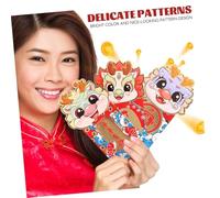 SOPOTUTU 36pcs Cartoon Red Envelope Paper Red Envelope Dragon Small Money Money Packets New Year Pockets Style Chinese Lucky