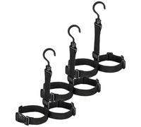SOPOTUTU 3pcs Adjustable Outdoor Boot Hangers Multifunctional Drying Rack Strap for Fishing Boots and Waders Hiking and Water Sports Storage Organizer