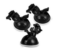 SOPOTUTU 3pcs Car Dash Cam Mount with Mini Ball Head Suction Cup Holder Bracket Adapter for GPS Dvr Camera Windshield Dashboard Stable Suction for Secure Vehicle Recording