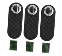 SOPOTUTU 3pcs Car Dashboard Organizer Mat with Anti-slip Rotatable Phone Holder and Parking Number Pad for Phones Sunglasses Keys Weatherproof Multi-function Car Center Accessory