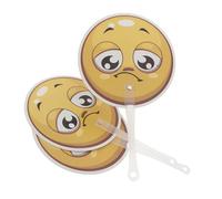 SOPOTUTU 3pcs Double-sided Voting Paddles for Classroom Emotional Learning with Smile Cry Signs Handheld Answer Boards for Like Dislike Feedback Engaging Teaching Resources for Teachers and