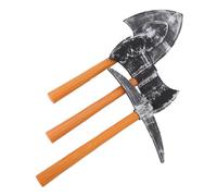 SOPOTUTU 3pcs Fake Mining Tools Dwarf Costume Props with Plastic Hatchet Spade and for Halloween Party Favor Stage Performance