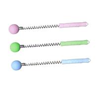 SOPOTUTU 3pcs Meridian Tapping Massage Tool Creative Massage Stick Tendon Hammer for Back Pain Relief Random Color