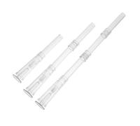 SOPOTUTU 3pcs Mini Transparent Fountain Nozzle Water Transfer Pump for Aquarium Fish Tank Small Submersible Water Pump with Mushroom Spray Nozzle for Home Office Desk