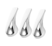 SOPOTUTU 3pcs Shower Faucet Handle Replacement Plastic Temperature Control Lever for Bathtub Bathroom Valve Knob DIY Repair with Precise Flow Control Design