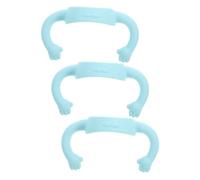 SOPOTUTU 3pcs Silicone Bottle Handle Feeder Grip for Milk Bottles for Newborn Feeding Nursing Includes Silicone Grips for Easy Holding