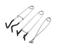 SOPOTUTU 3pcs Stainless Steel Fish Gripper Mouth Opener Fishing Claw Hook Remover Multifunctional Pliers Tool for Freshwater and Saltwater Anglers