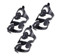 SOPOTUTU 3pcs Thickened Bike Bottle Racks with Carbon Fiber Pattern Durable Slip Water Bottle Holders for Mountain and Road Bicycles Easy Install Water Cup Shelf