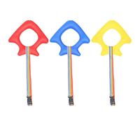 SOPOTUTU 3pcs Toddler Walking Rope with Comfortable Grip and Portable Design, Round Handle Safety Leash for Children, for Outdoor Activities and Crossing the Street Random Color