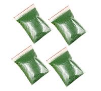 SOPOTUTU 4 packs Static Grass Flocking Powder for Model Railway Landscape Realistic Green Artificial Grass Powder for DIY Train Scenery Fairy Garden Miniatures and Craft Detailing