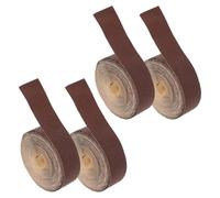 SOPOTUTU 4 Rolls Self Adhesive Cloth Hem Tape No-sew Fabric Edge Binding Tape for Lampshades Curtains Pants DIY Crafts Strong Adhesion Easy Application Seam Finish Coffee Color Each