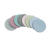 SOPOTUTU 400 Sheets Transparent Sticky Memo Pads Self-adhesive Round Notes for School Office Study Removable Repositionable Note Stickers for To-do Lists and Quick Reminders