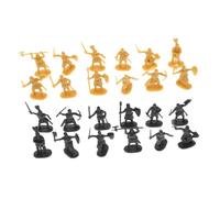 SOPOTUTU 400pcs Plastic Medieval Knight Soldiers Figures with Realistic Detailing and Construction Educational Miniature Warriors for Historical Role Play and Party Favors