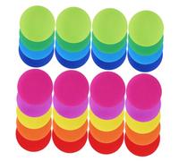 SOPOTUTU 40pcs Round Carpet Mark Teacher Supplies Carpet Sitting Markers Classroom Circle Floor Markers Circles for Schools Teacher Dots Nylon